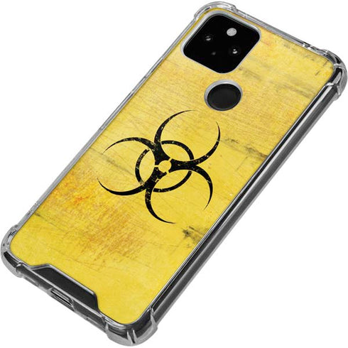 Biohazard Large Google Pixel 5a 5G Clear Case